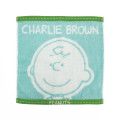 Japan Peanuts Jacquard Towel Handkerchief - Charlie Brown / Smile - 1