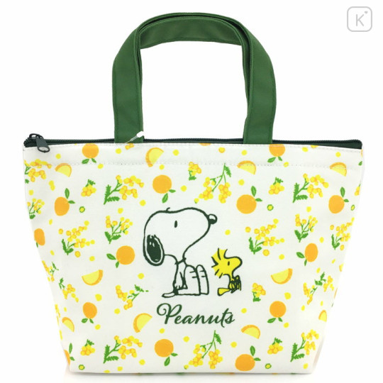 Japan Peanuts Insulated Cooler Bag - Snoopy & Woodstock / Orange - 1