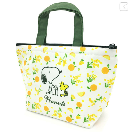Japan Peanuts Insulated Cooler Bag - Snoopy & Woodstock / Orange - 2