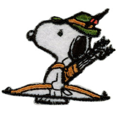 Japan Peanuts Wappen Iron-on Applique Patch - Snoopy / Hunter