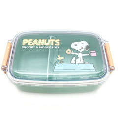 Japan Peanuts Bento Lunch Box 500ml - Snoopy / Green