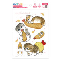 Japan Mofusand Charapita Iron Print A5 - Cat / Fried Shrimp Nyan - 1