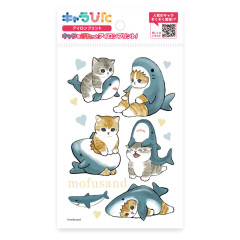 Japan Mofusand Charapita Iron Print Postcard - Cat / Shark Nyan