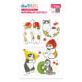 Japan Mofusand Charapita Iron Print Postcard - Cat / Fruits Nyan B - 1