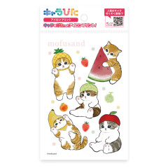 Japan Mofusand Charapita Iron Print Postcard - Cat / Fruits Nyan
