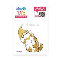 Japan Mofusand Charapita Iron Print Mini - Fruit Cat / Banana Nyan