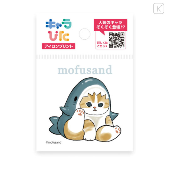Japan Mofusand Charapita Iron Print Mini - Cat / Shark Nyan - 1