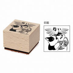 Japan Mofusand Wooden Stamp Chop - Cat / Precious
