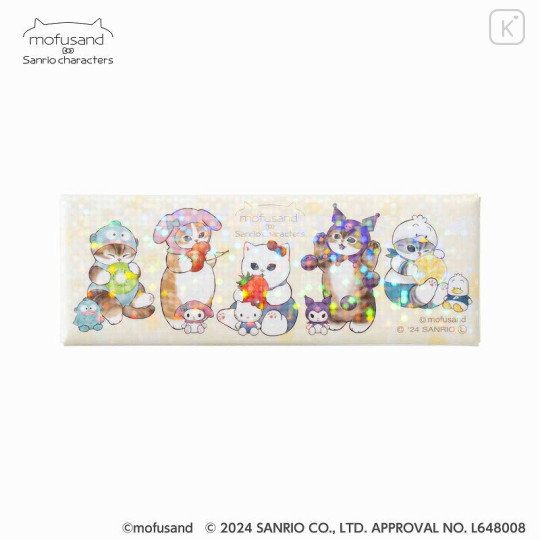Japan Sanrio × Mofusand Mini Shiny Hologram Magnet - Characters / Yellow - 1
