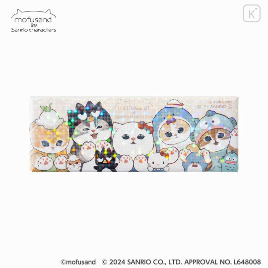 Japan Sanrio × Mofusand Mini Shiny Hologram Magnet - Characters / Please - 1