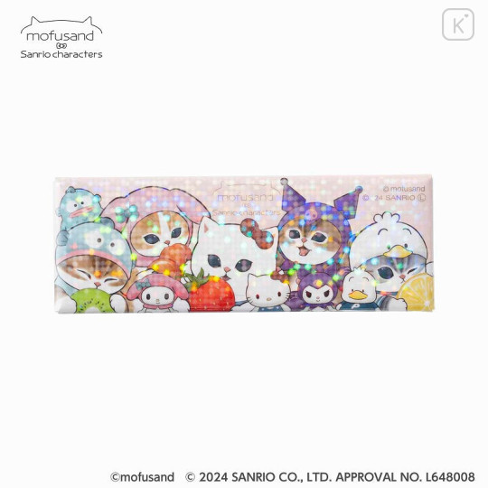 Japan Sanrio × Mofusand Mini Shiny Hologram Magnet - Characters / Pink - 1