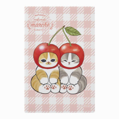Japan Mofusand Marche Square Magnet - Cat / Cherry Nyan