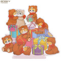 Japan Mofusand Exhibition 2way Pickrill Stand - Cat : Bear Hug Plant Marker Garden Stakes - 1