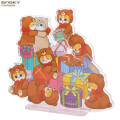 Japan Mofusand Exhibition 2way Pickrill Stand - Cat : Bear Hug Plant Marker Garden Stakes - 5