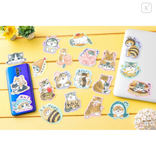 Japan Mofusand Vinyl Sticker - Cat / Pancake Nyan I'm Here To Help - 2