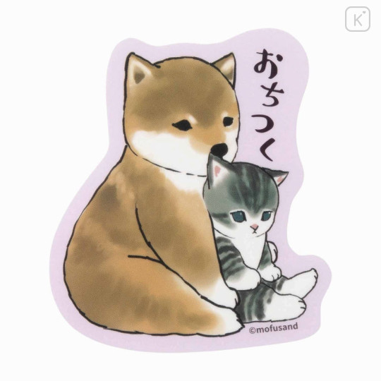 Japan Mofusand Vinyl Sticker - Cat / Puppy Nyan Calm - 1