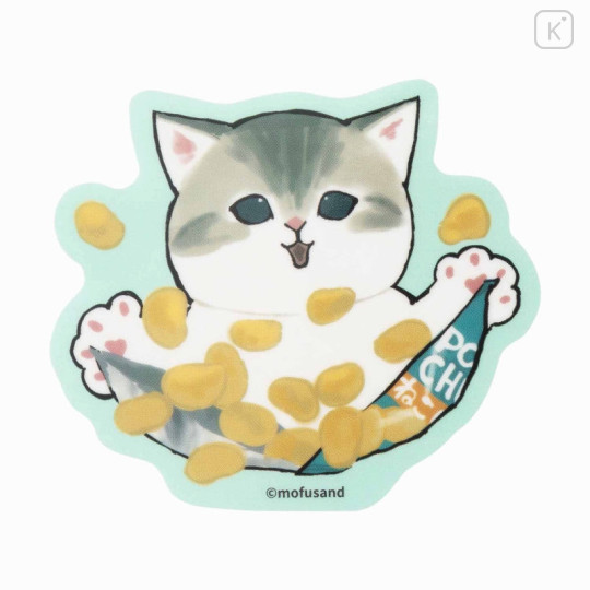 Japan Mofusand Vinyl Sticker - Cat / Nyan Potato Chips - 1