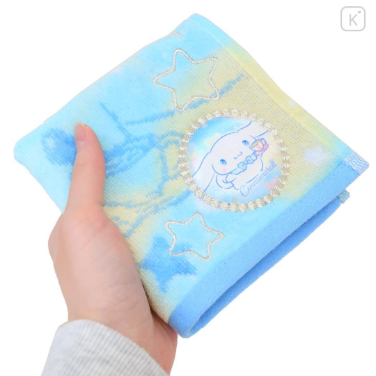 Japan Sanrio Jacquard Embroidered Towel Handkerchief - Cinnamoroll : Gradient Color - 3