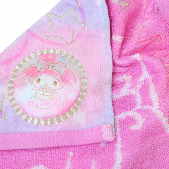 Japan Sanrio Jacquard Embroidered Towel Handkerchief - My Melody : Gradient Color - 2