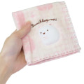 Japan San-X Jacquard Embroidered Towel Handkerchief - Sumikko Gurashi / Shirokuma Silhouette - 3