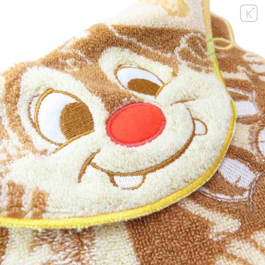 Japan Disney Jacquard Mini Towel Handkerchief - Chip & Dale : Peekaboo - 2
