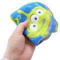 Japan Disney Store Jacquard Mini Towel Handkerchief - Little Green Men / Peekaboo - 3