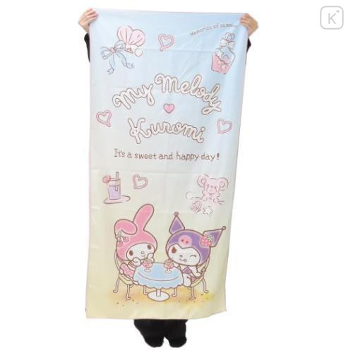 Japan Sanrio Quick Dry Beach Towel - My Melody & Kuromi - 4