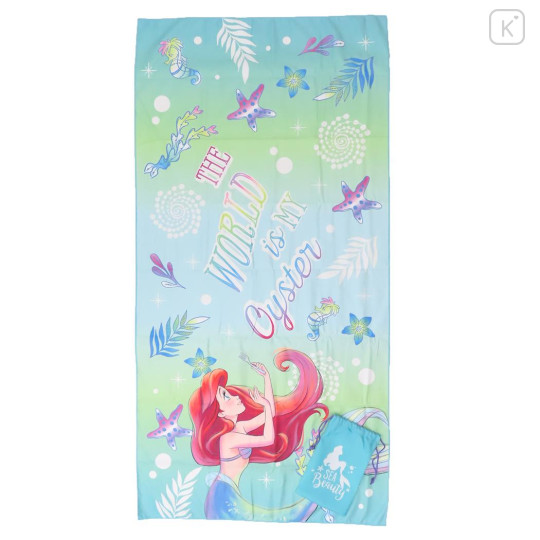 Japan Disney Quick Dry Beach Towel - Ariel - 1