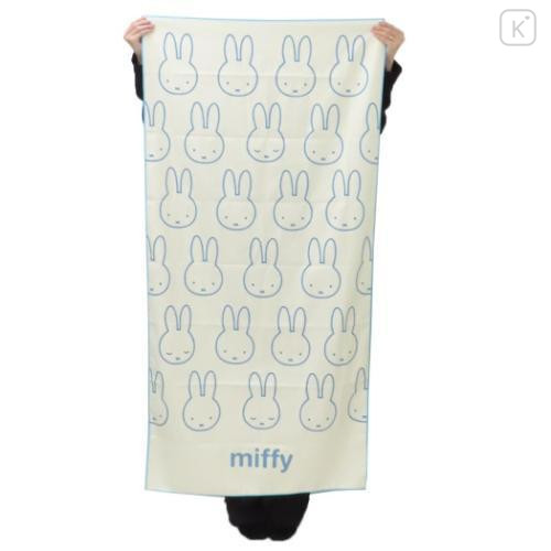 Japan Miffy Quick Dry Beach Towel - White & Blue - 4