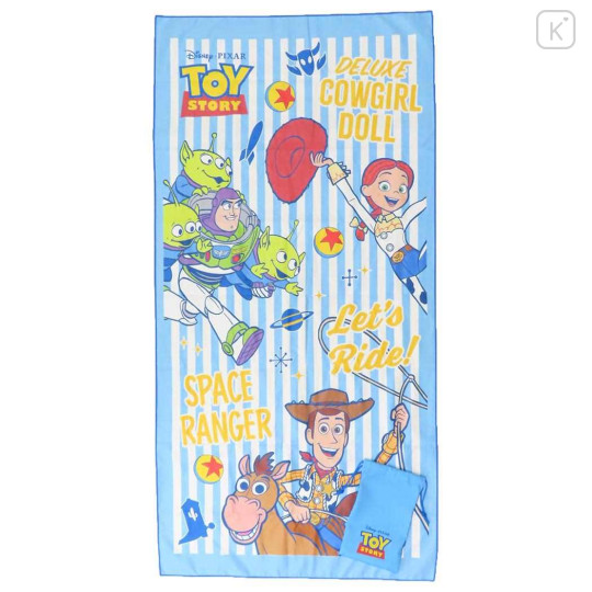 Japan Disney Quick Dry Beach Towel - Toy Story - 1