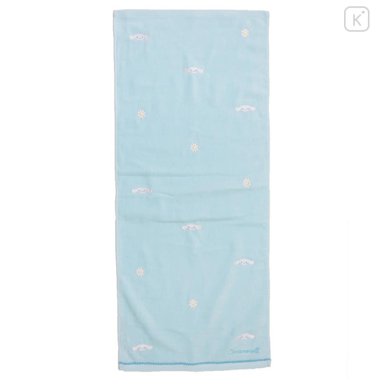 Japan Sanrio Jacquard Embroidered Face Towel - Cinnamoroll : Faces - 1