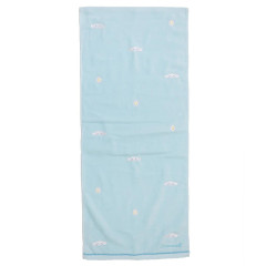 Japan Sanrio Jacquard Embroidered Long Towel - Cinnamoroll / Faces