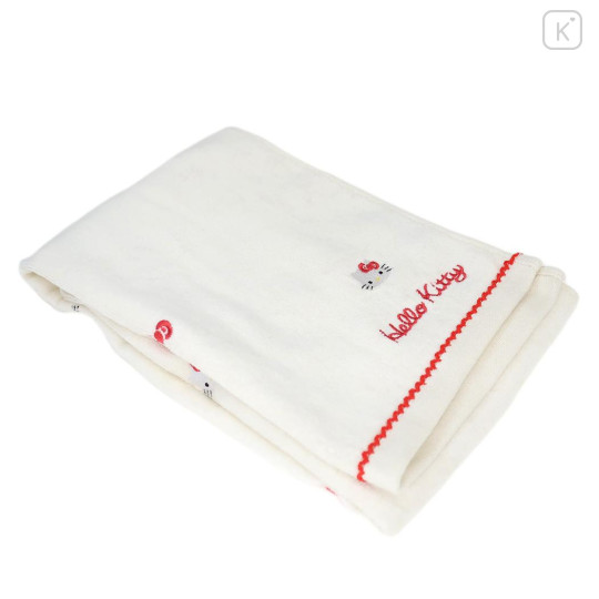 Japan Sanrio Jacquard Embroidered Face Towel - Hello Kitty : Faces - 3