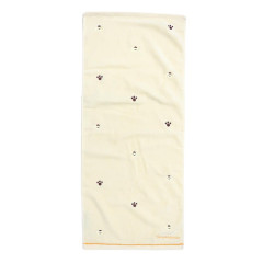 Japan Sanrio Jacquard Embroidered Long Towel - Pompompurin / Faces