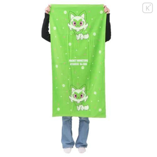 Japan Pokemon Bath Towel - Sprigatito / Smile - 4