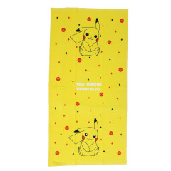 Japan Pokemon Bath Towel - Pikachu / Smile