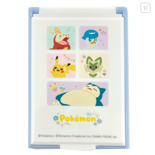 Japan Pokemon Standable Folding Mirror - White & Blue - 1