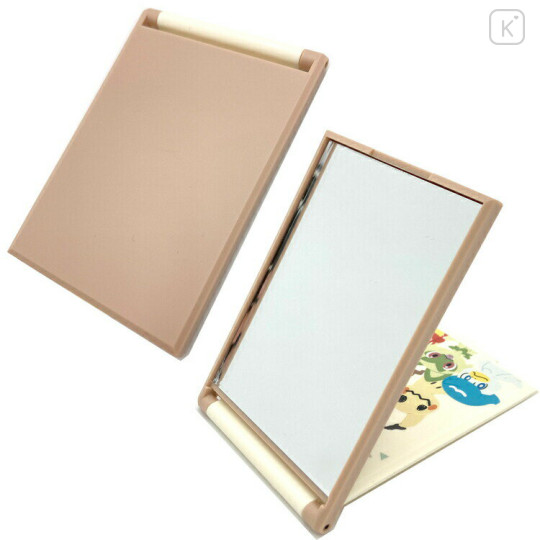 Japan Pokemon Standable Folding Mirror - Beige & Brown - 2