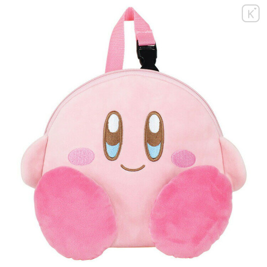 Japan Kirby Insulated Cooler Plush Pouch Lunch Bag - Smile - 1