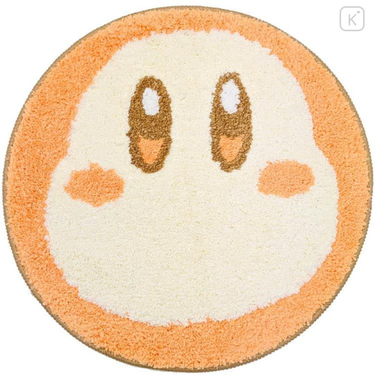 Japan Kirby Die-cut Mat Rug - Waddle Dee / Face - 1