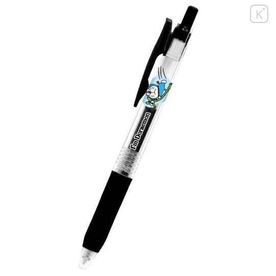 Japan Doraemon Sarasa Clip Gel Pen - Black / Catch - 1