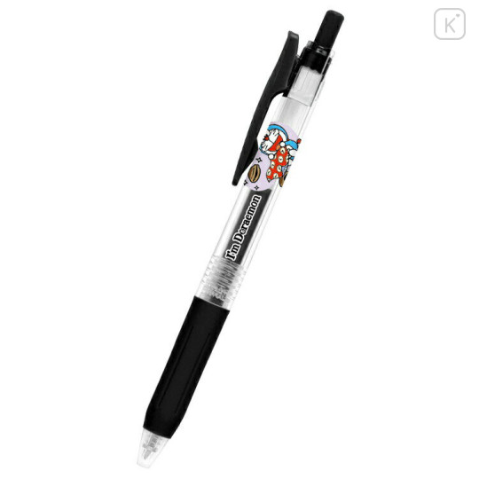 Japan Doraemon Sarasa Clip Gel Pen - Black / Yummy - 1