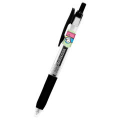 Japan Doraemon Sarasa Clip Gel Pen - Black / Let's Go