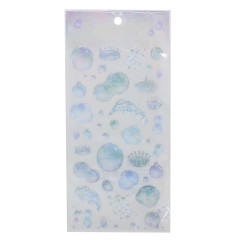 Japan Kamio 3D Clear Seal Sticker - Water / Merry Syrup Seal