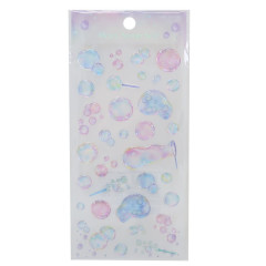 Japan Kamio 3D Clear Seal Sticker - Bubble / Merry Syrup Seal