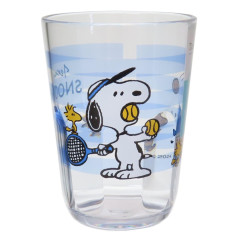 Japan Peanuts Acrylic Clear Tumbler - Snoopy / Tennis