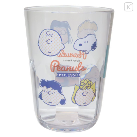 Japan Peanuts Acrylic Clear Tumbler - Snoopy / Kids - 1