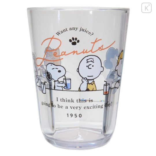 Japan Peanuts Acrylic Clear Tumbler - Snoopy / Kids Party - 1