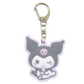 Japan Sanrio Rubber Keychain - Kuromi / Flora - 1