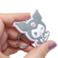 Japan Sanrio Rubber Keychain - Kuromi / Flora - 2